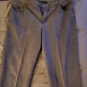 Gray wash jeans